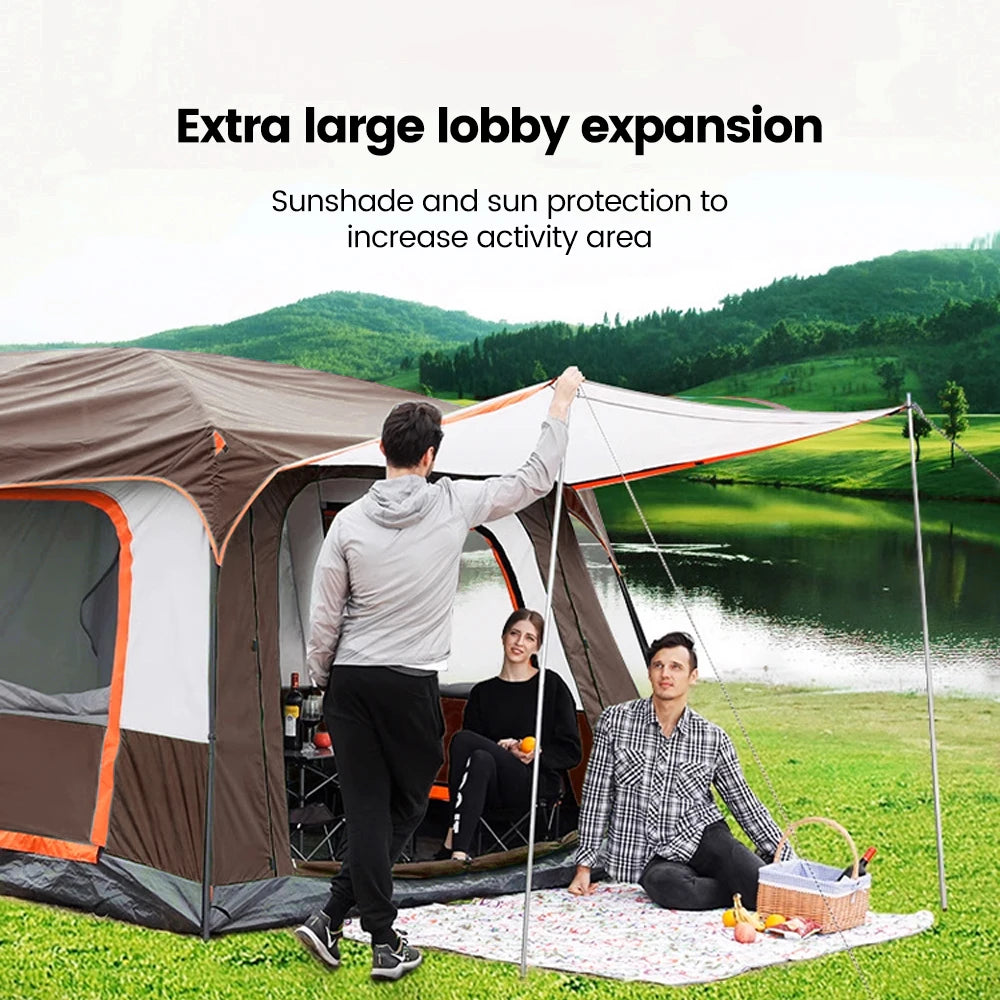 Sonuto Large Family Cabin Tent | Three-Season Camping