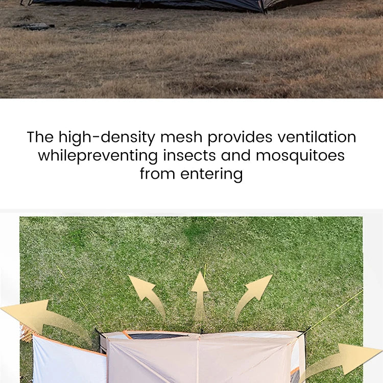 8-12 Personen Campingzelt 2 Zimmer Groß Wasserdicht Winddicht Outdoor Familienzelt mit Regenschutz Instant Kabinenzelte für Camping Strand