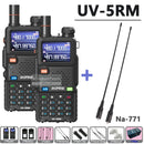 BAOFENG 5RM 10W Ham Radio Long Range UV5RM Handheld Two Way Radio NOAA Weather Receiver Rechargeable FM Radio Professional USB-C