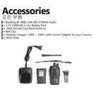 6 PCS Baofeng BF-888S 5 W Walkie Talkie Dual Band Portable Long Range Standby UHF 400-470MHz USB Ham Two Way Radio for Hunting