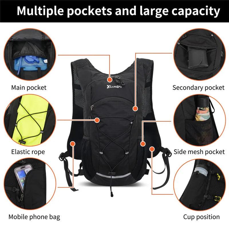 Wanderrucksack 18L Ultraleichter Reiserucksack für Damen und Herren Große Kapazität Outdoor Sport Camping Klettern Wandern Radfahren Rucksack