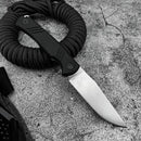 1089 Camping Hiking Jungle Adventure Knives Outdoor Multi-Purpose Fixed Blade Knife with Kydex Sheath G10 Handle EDC Pocket Tool