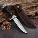 Outdoor Camping Survivalmesser 7cr13mov Klinge Holzgriffe Selbstverteidigung Wildnis Taktik Gerade Messer Militärmesser