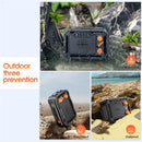 5000mAh Notfall Solar Powerbank Radio USB Lade Handkurbelradio FM AM WB NOAA Wetterradio mit LED Taschenlampe Powerbank