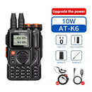 Baofeng AT-K6 Portable Ham Radio Full Band UHF Walkie Talkie with Air Band Scanning Long Range Two-Way Communication