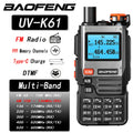 Baofeng UV K61 Walkie Talkie Multi Band Wireless Copy Frequency 999CH Type-C DTMF Long Range NOAA UV-5R UV K6 K5(8) Ham Radio