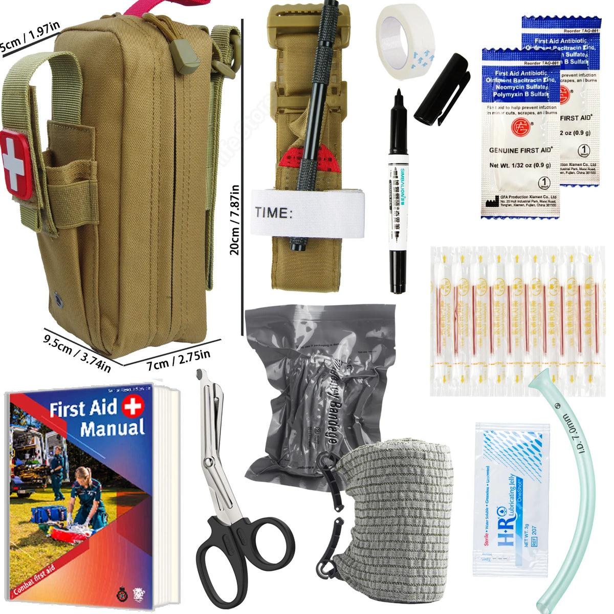Notfall-Überlebensausrüstung Erste-Hilfe-Set Admin-Tasche EMT Campingausrüstung Taktisches Trauma Molle EDC IFAK Outdoor-Werkzeuge