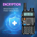 Baofeng 8WUV-5R  Dual Band Ham Amateur Met Vhf Uhf Fm CB 128CH 1800/3800mAh portable Handheld long range Hunting Two  Way Radio