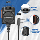 BaoFeng Walkie Talkie BF-780 2 Pin PTT Speaker Mic for Quansheng UV-K5 K6 Baofeng UV-5R BF-888S UV-5RH 21 17 PRO HAM Radio
