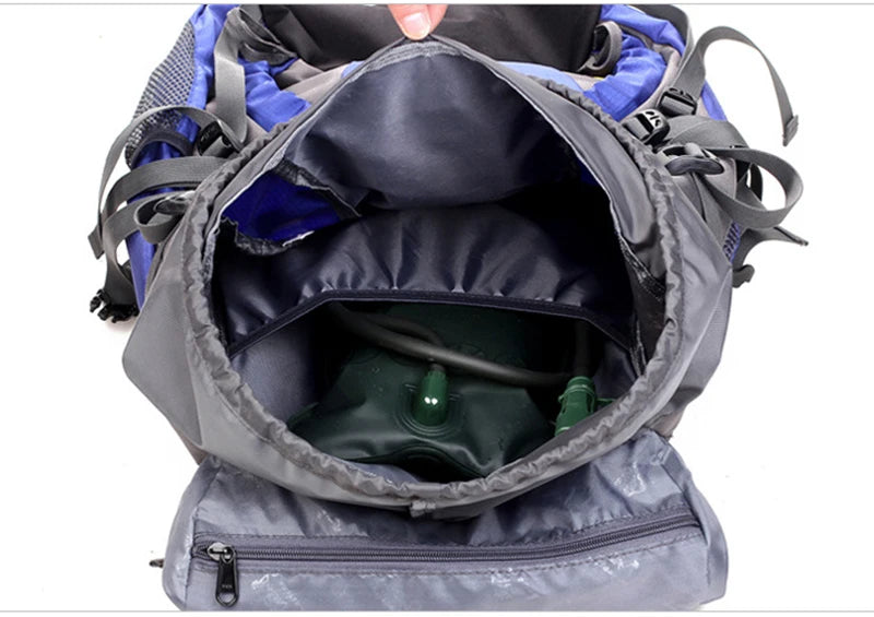 Wanderrucksack 50L Damen&Herren Multifunktions Outdoor Wasserdicht Großes Fassungsvermögen Trekking Reise Bergsteigerrucksack