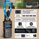 KSUN HF123D Walkie Talkie Long Range AM SW SSB HF UHF VHF Shortwave CB Radio Station HAM Transceiver Amateur Two Way Radio