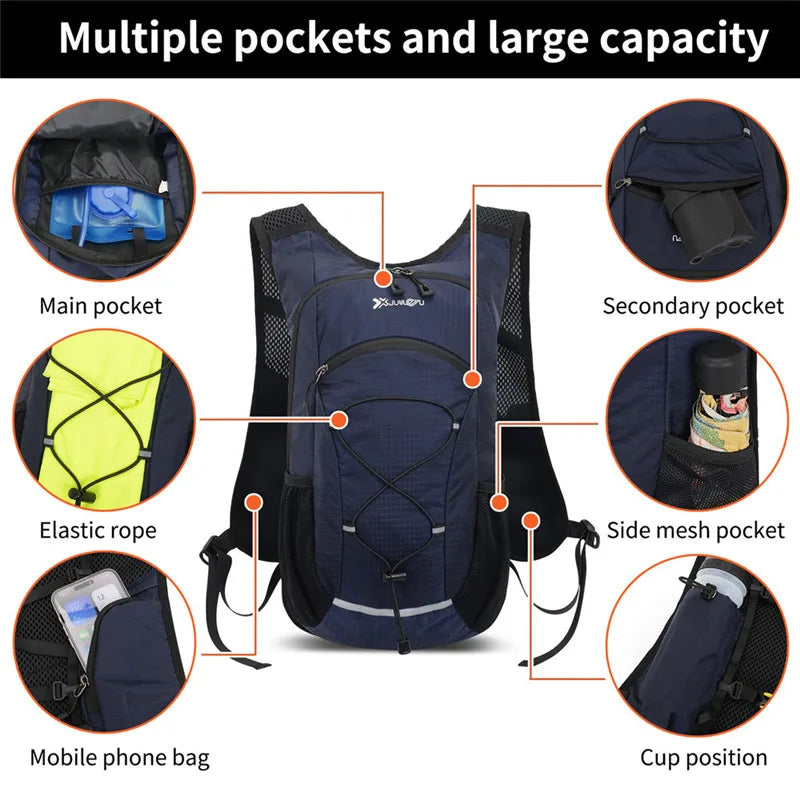 Wanderrucksack 18L Ultraleichter Reiserucksack für Damen und Herren Große Kapazität Outdoor Sport Camping Klettern Wandern Radfahren Rucksack
