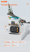 5000mAh Notfall Solar Powerbank Radio USB Lade Handkurbelradio FM AM WB NOAA Wetterradio mit LED Taschenlampe Powerbank