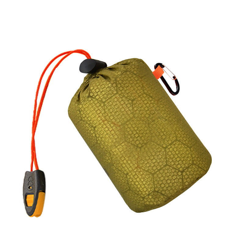 Outdoor Emergency Waterproof Drawstring Emergency Tent Nylon Drawstring Storage Bag