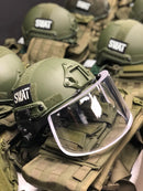 Ballistischer Helm RT2 High Cut Helm: Getestet nach LEVEL IIIA (Inklusive Arc Rails, Polsterung, Riemen)