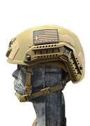 Ballistischer Helm RT2 High Cut Helm: Getestet nach LEVEL IIIA (Inklusive Arc Rails, Polsterung, Riemen)